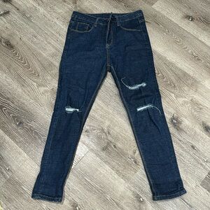 Women Navy Skinny jeans